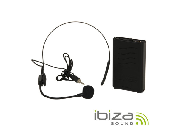 Ibiza Microfone para Headset c/ Transmissor PORTUHF-HEAD2 Ibiza Microfone para Headset c/ Transmissor PORTUHF-HEAD2